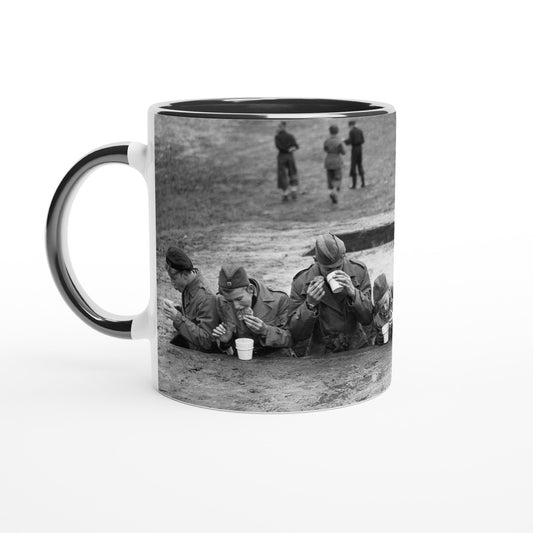 mugg muggar kaffemugg varm choklad vintage retro bilder svartvit svartvitt