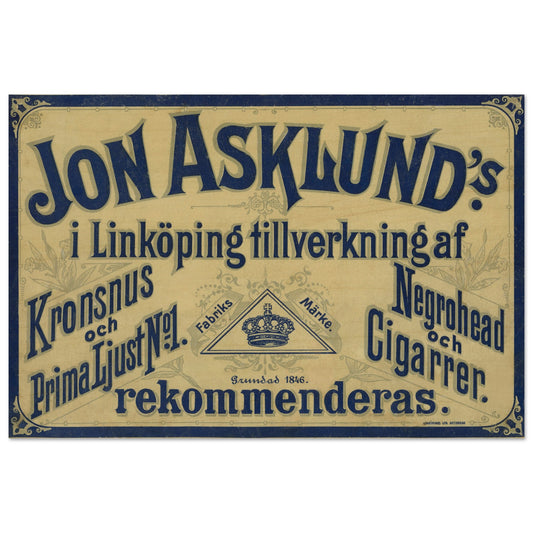 Snus Tobak Snustobak Skylt Skyltar postrar affischer