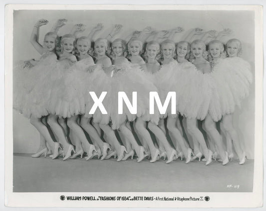 1934 film Fashions of 1934 - Vintage photograph