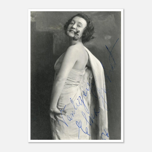 Elna Gistedt affisch poster postrar vintage kvinnor