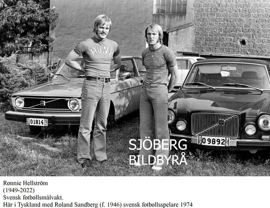 Ronnie Hellström och Roland Sandberg - Målvakt och anfallare - och vänner