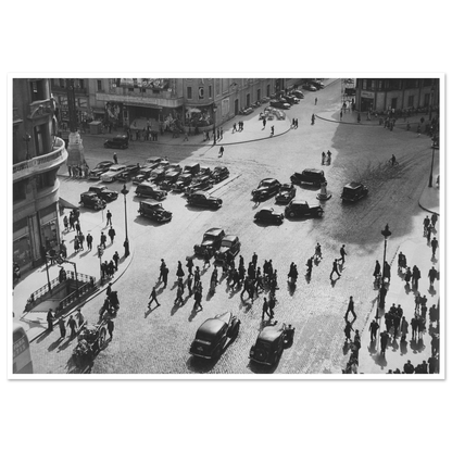 Madrid Espana Gran via Historia vintage retro 