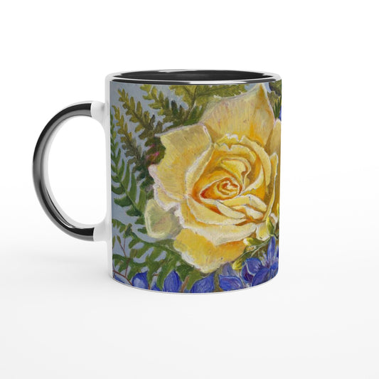 Mugg muggar kaffemugg kaffemuggar vintage retro konst blommor