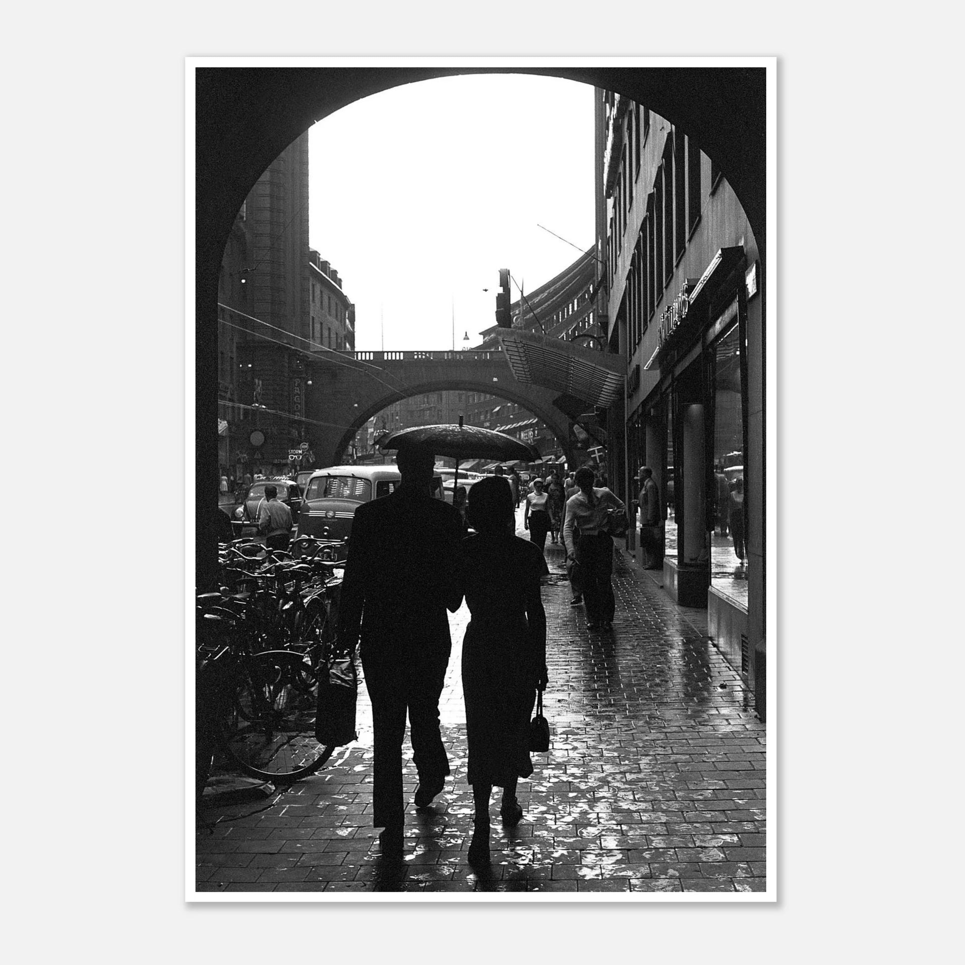 Stockholm Kungsgatan vintage gamla bilder affischer postrar