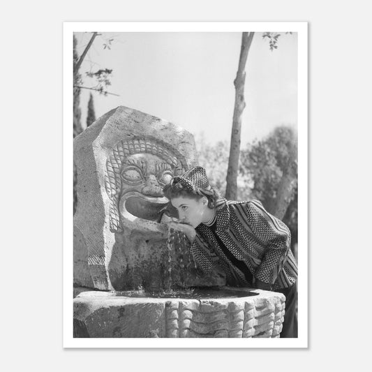 Gina Lollobrigida filmstjärnor kvinna Italien Rom poster postrar affisch affischer