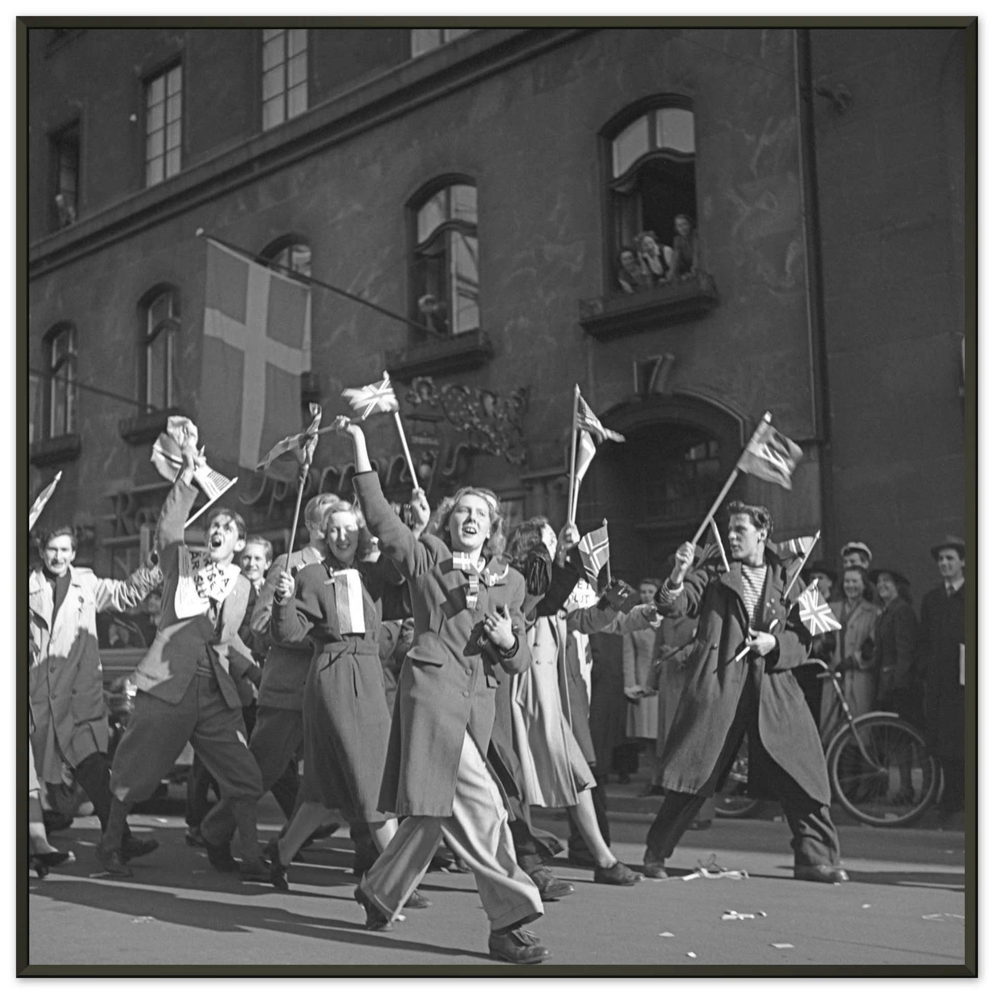 Kungsgatan 1945 Fred Freden Stockholm 