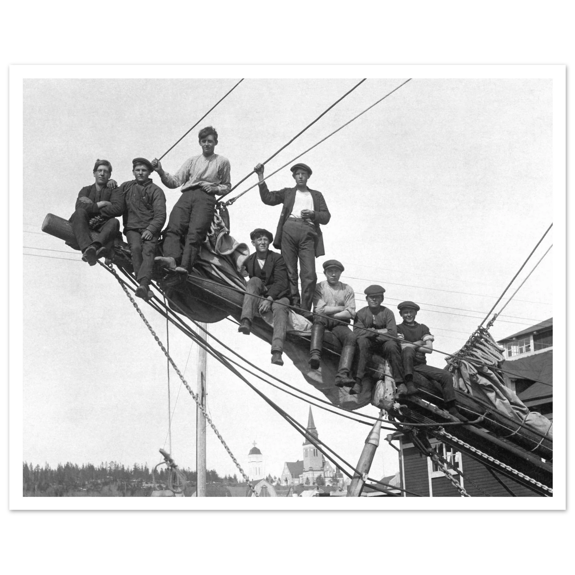 Sjömän Västkusten Bohuslän poster postrar Sverige tavla tavlor