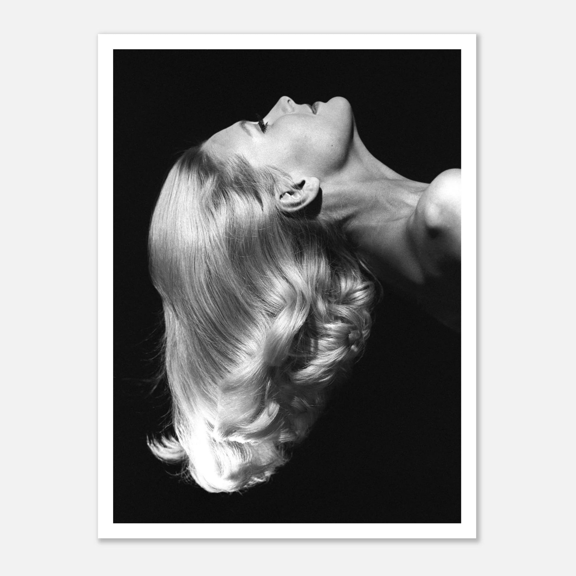 frisyrer tavlor mode skönhet vintage nostalgia hår sextiotalet svartvit svartvitt bild bilder poster postrar