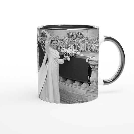 Silvia bröllop 1976 19 juni brudpar bröllopet Kungen och Silvia