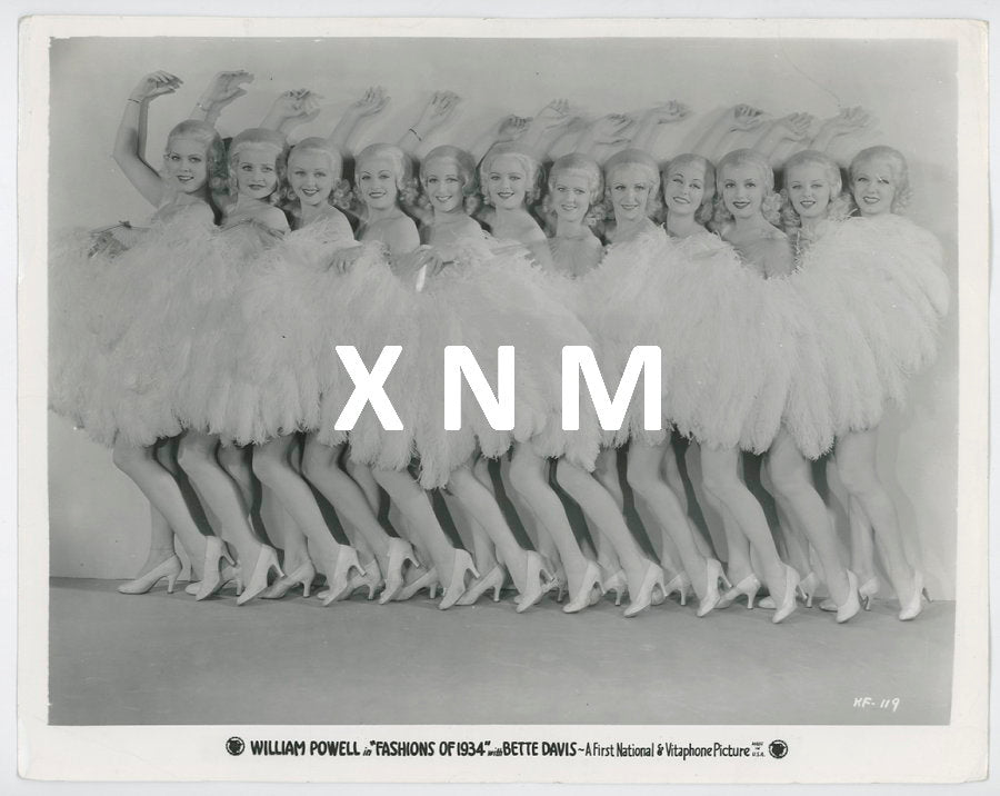 1934 film Fashions of 1934 - Vintage photograph