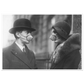 Influensa ansiktsmasker tjugotalet vintage bilder foton London hattar poster med gamla bilder postrar skyddsmask pandemi influensa väggdekorationer 