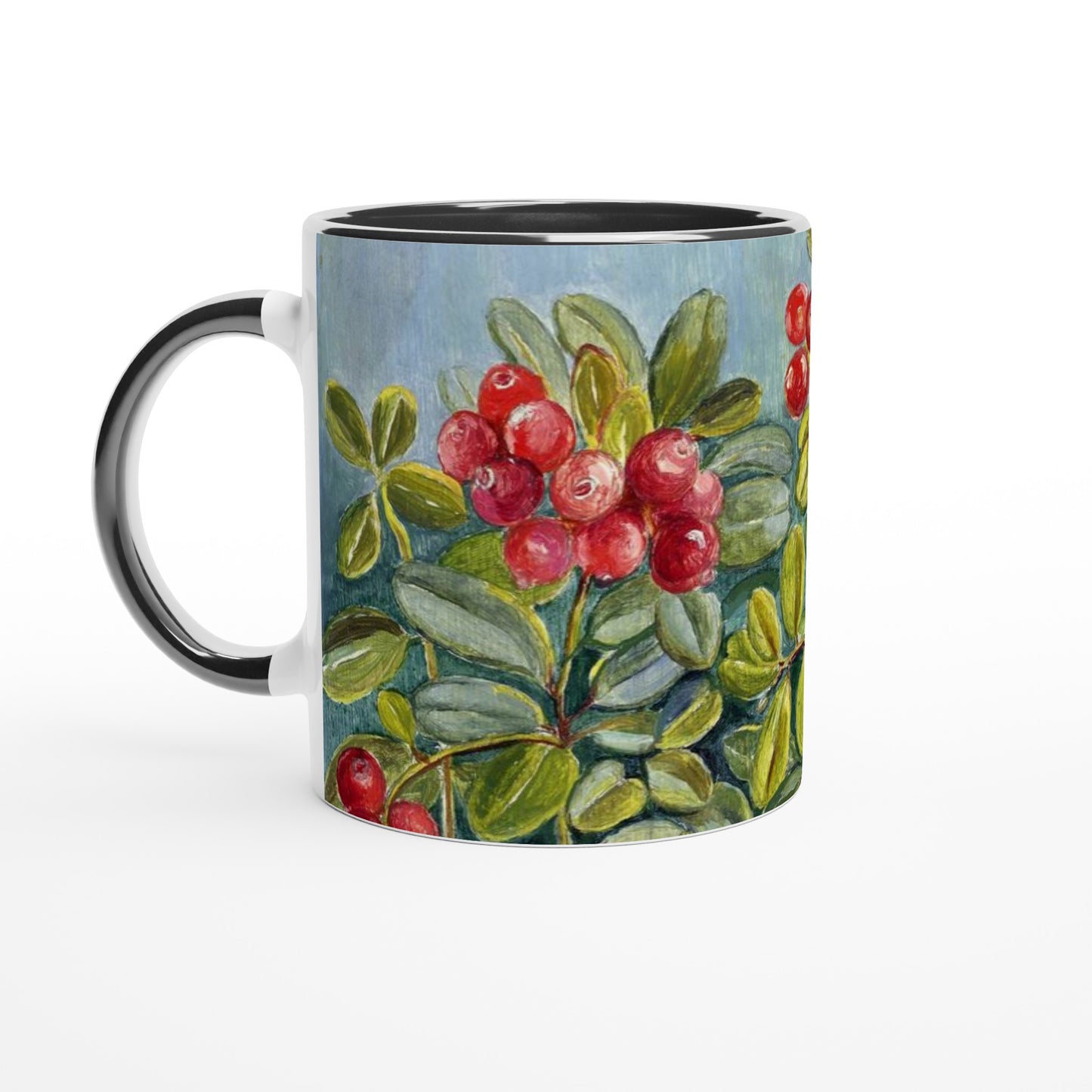 Mugg muggar Lingon vintage nostalgi porslinsmugg med tryck