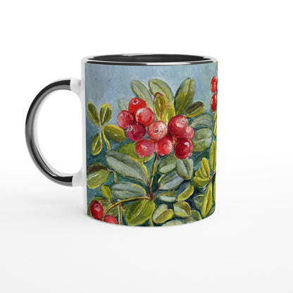 Mugg muggar Lingon vintage nostalgi porslinsmugg med tryck