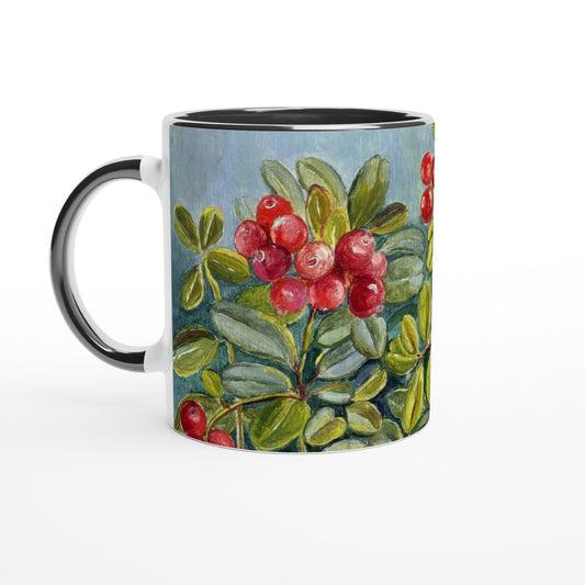 Mugg muggar Lingon vintage nostalgi porslinsmugg med tryck