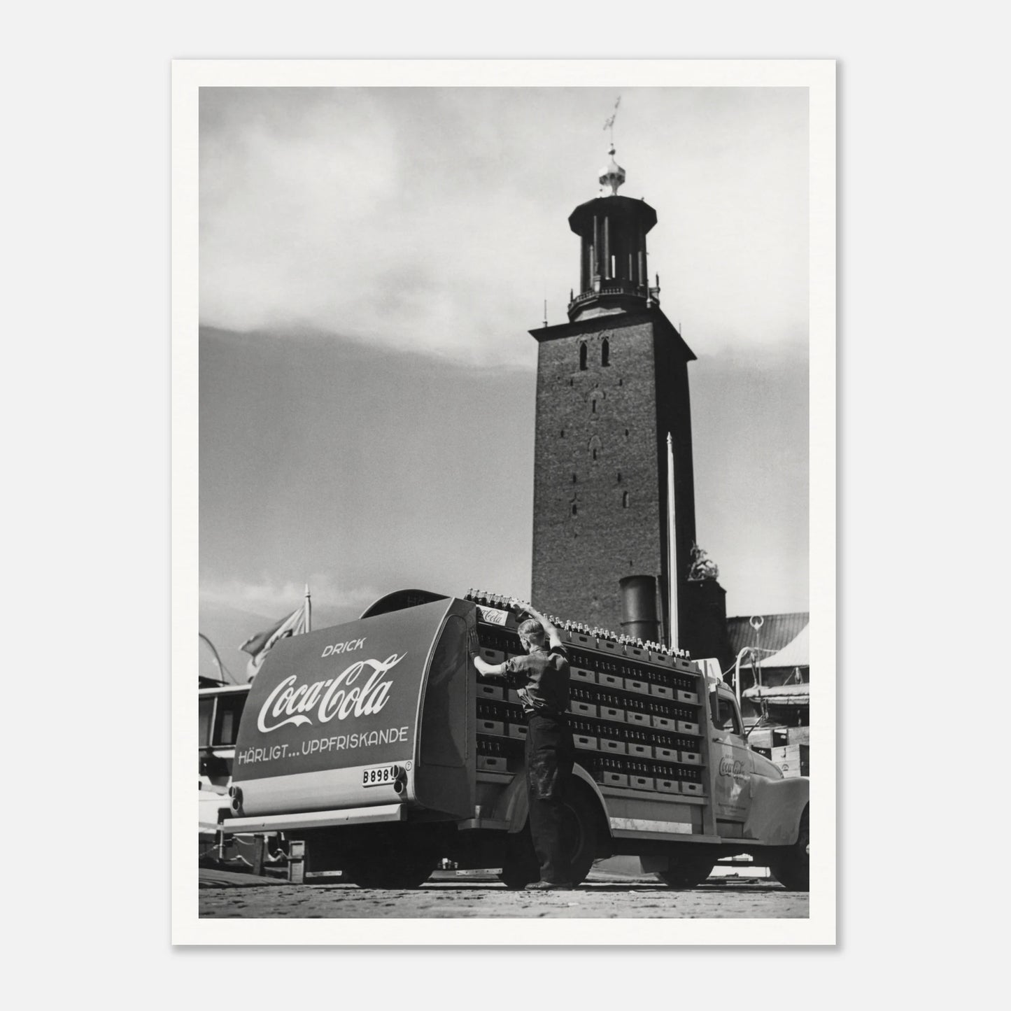 Stockholms stadshus stadshuset coca cola Volvo poster postrar tavla tavlor