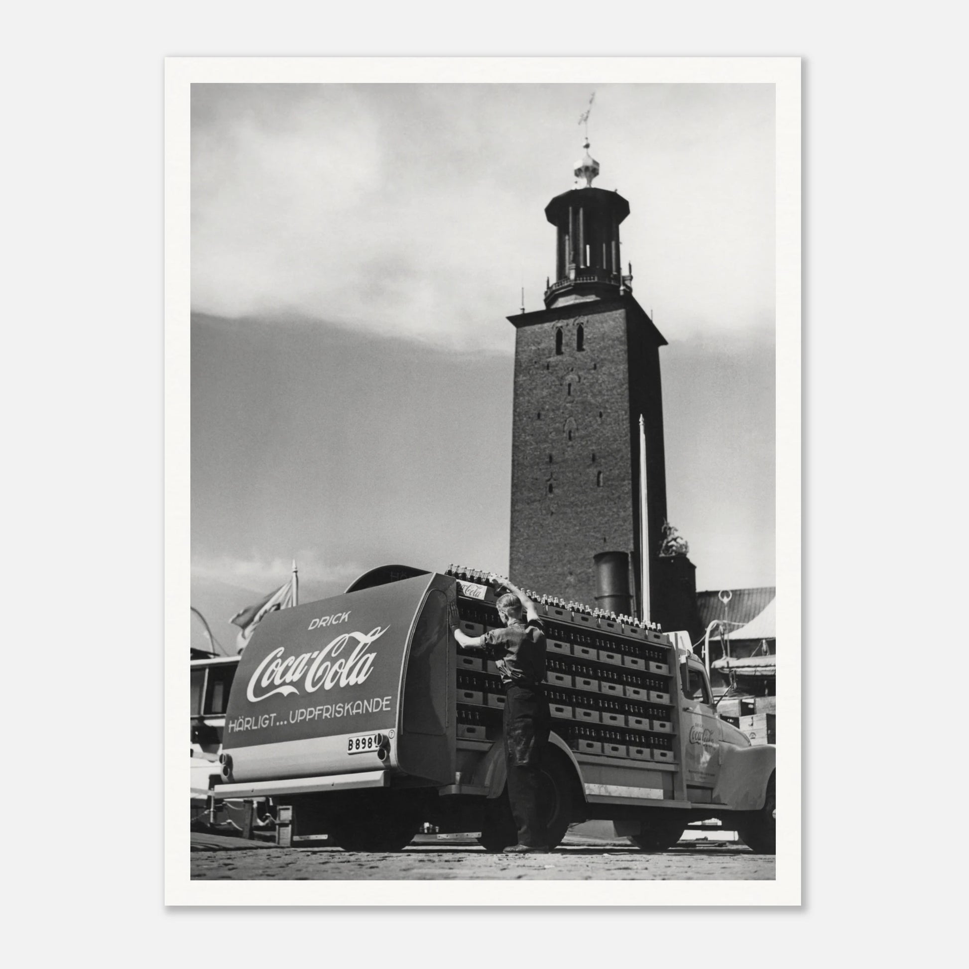 Stockholms stadshus stadshuset coca cola Volvo poster postrar tavla tavlor
