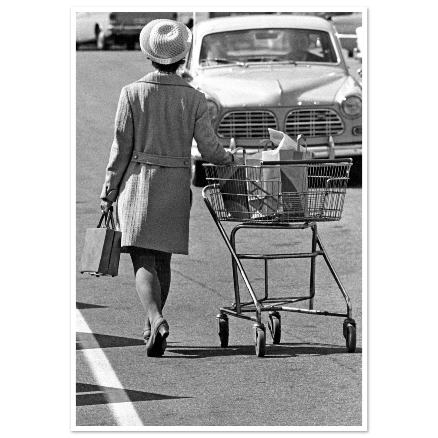 Amazon shopping cart poster nostalgia shopping affischer