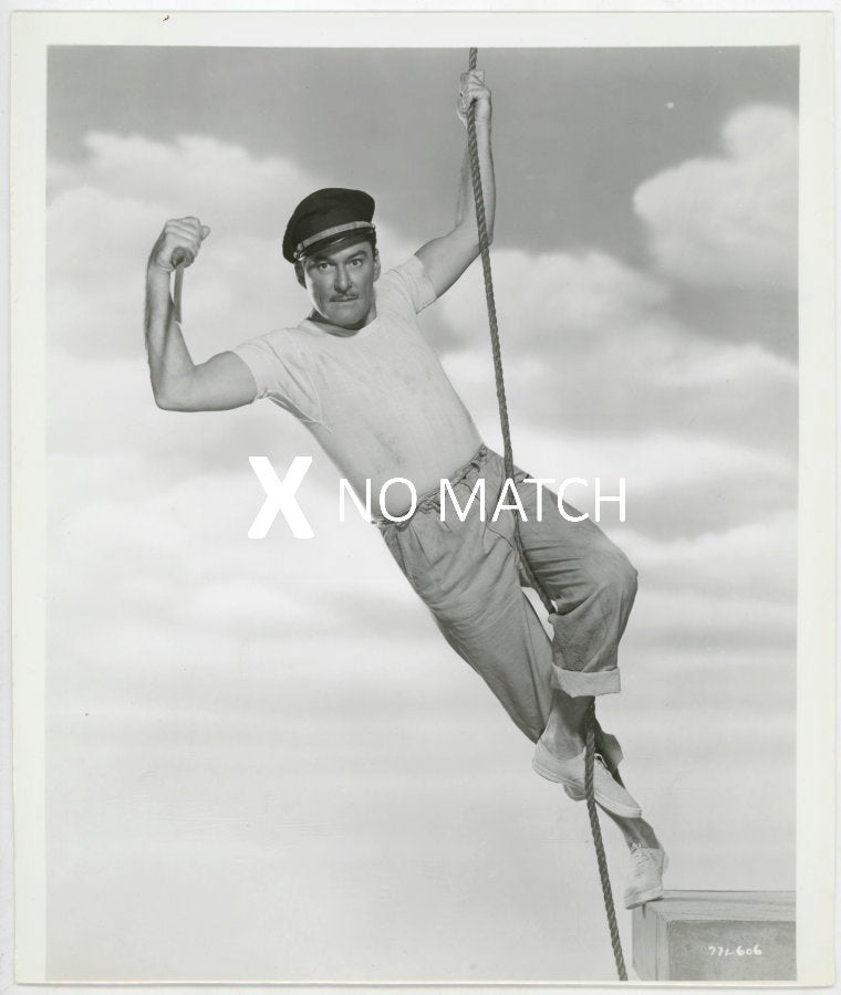 Errol Flynn 1951 vintage photograph